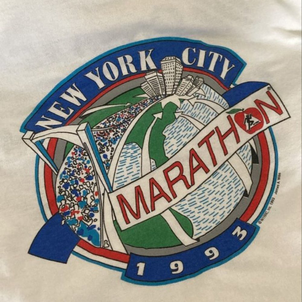 new york city Historic Running 1993 Nyc Marathon shirt unisex tee